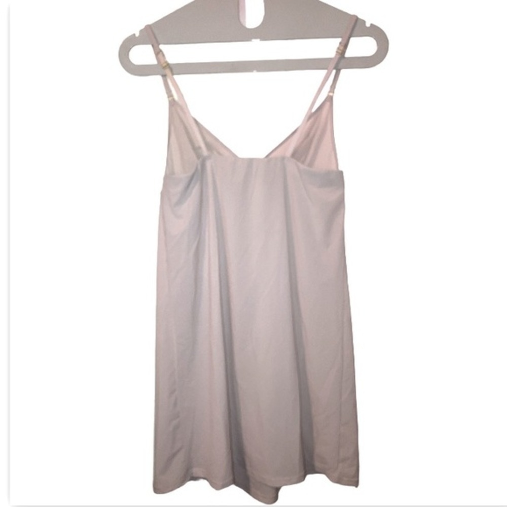 Addiction Satin Soft Nude Pink Triangular Babydoll lingerie size small - Picture 3 of 7